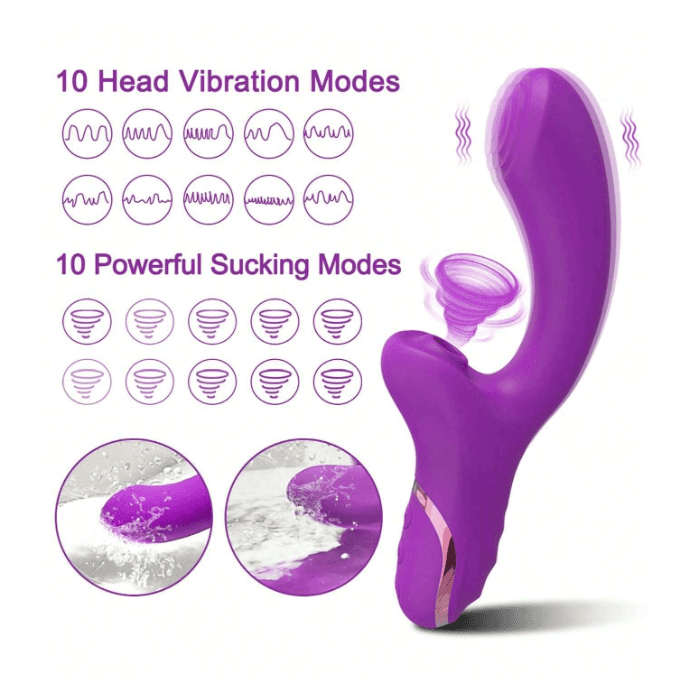 Vibrador Succionador Clitoris
