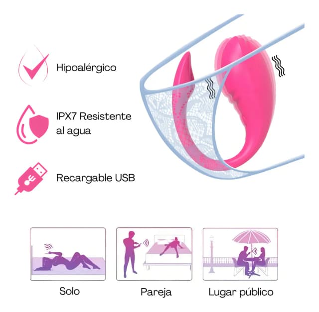 Vibrador controlado a distancia